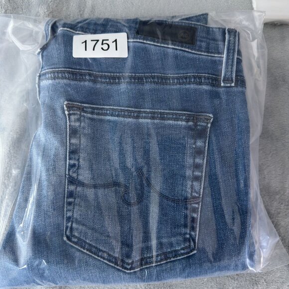 AG Adriano Goldschmied Jeans Size 26R The Harper Essential Straight Womens Blue - Picture 11 of 11